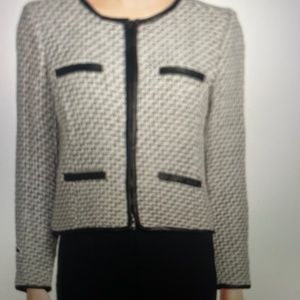 ECRU Tweed Roundneck Jacket